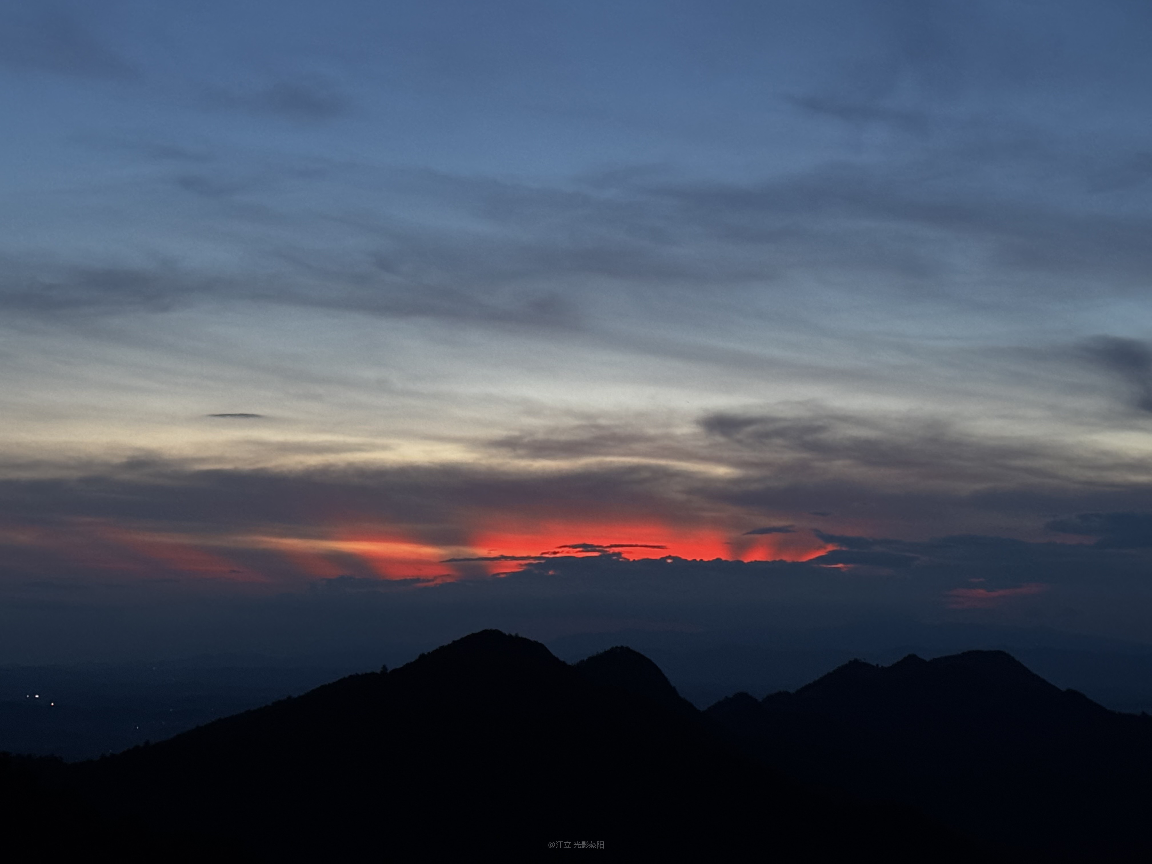 黄龙山日落 (6)